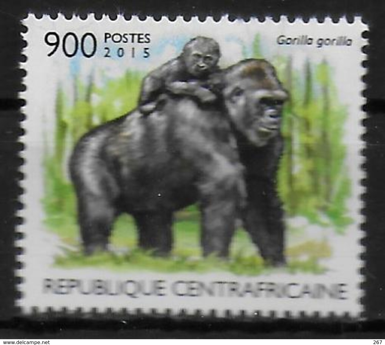 CENTRAFRIQUE    N° 4090 * *  Gorilles - Gorilla