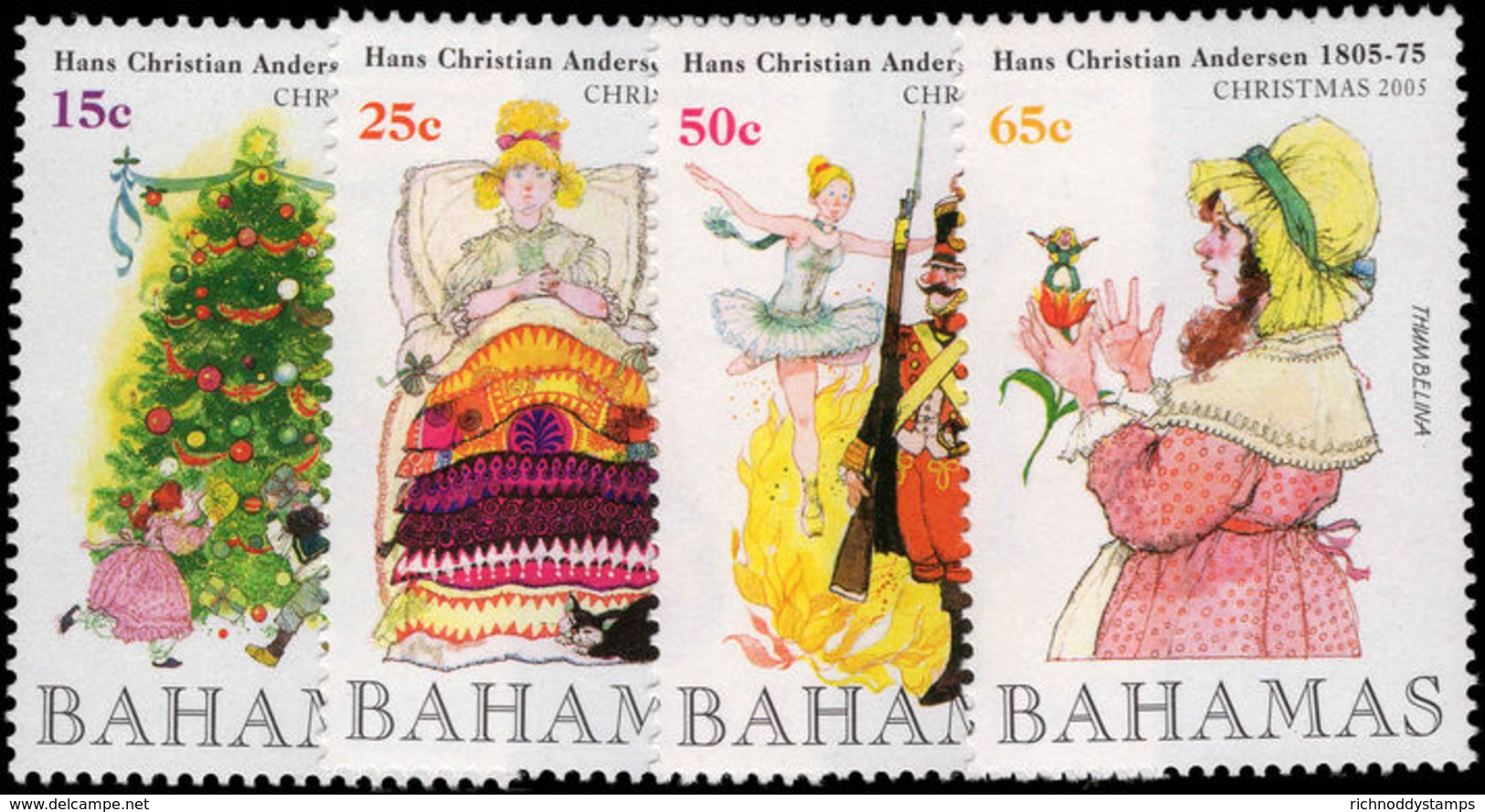 Bahamas 2005 Christmas Hans Christian Andersen Unmounted Mint. - Bahamas (1973-...)