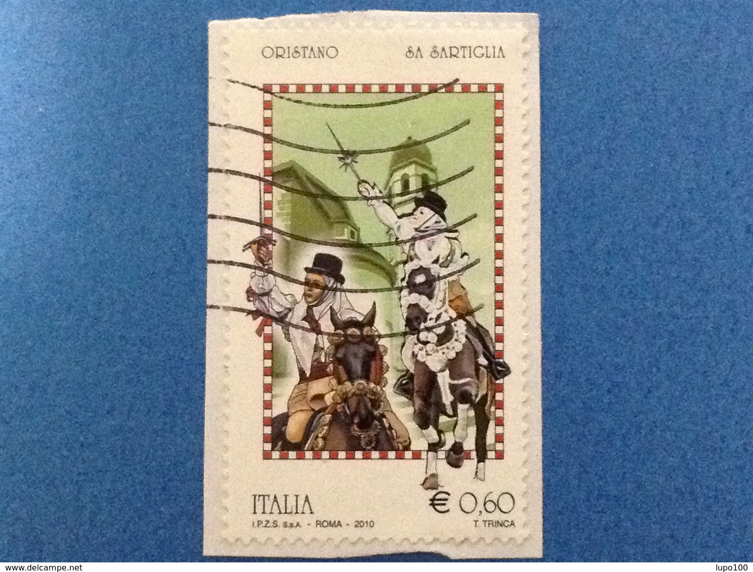 2010 ITALIA FRANCOBOLLO USATO STAMP USED FOLCLORE ORISTANO SA SARTIGLIA - 2001-10: Usati