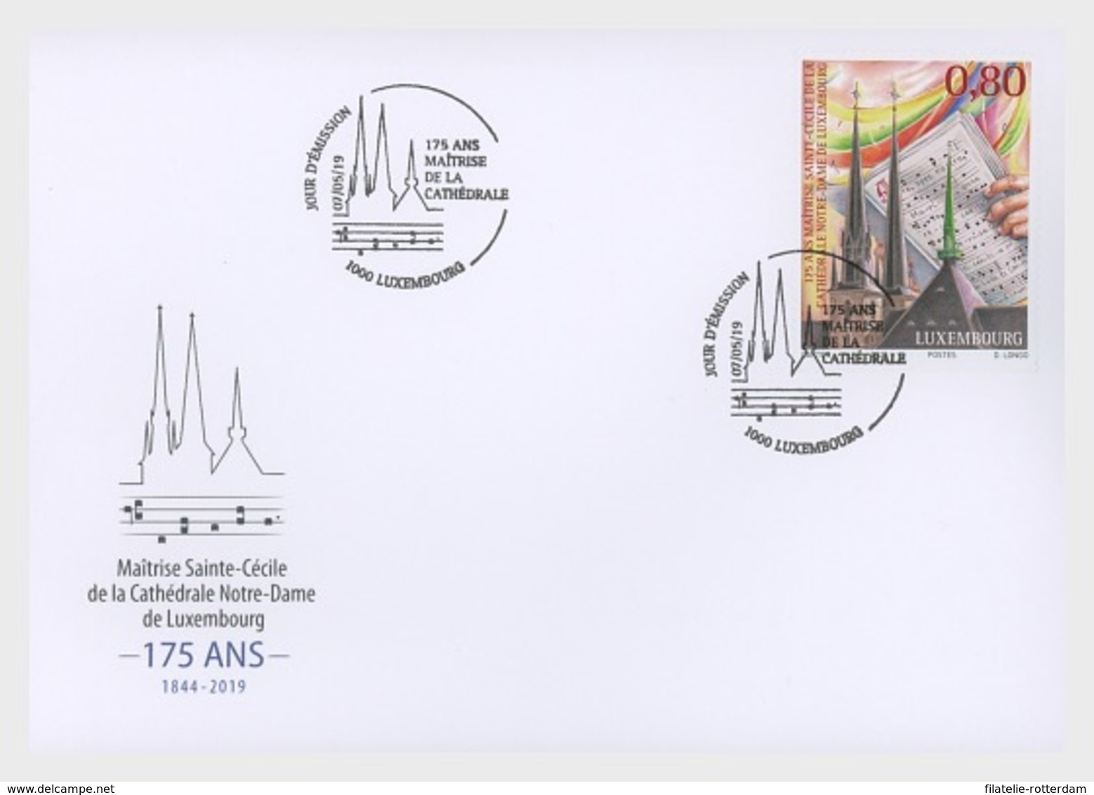 Luxemburg / Luxembourg - Postfris / MNH - FDC 175 Jaar Notre-Dame Van Luxemburg 2019 - Ongebruikt