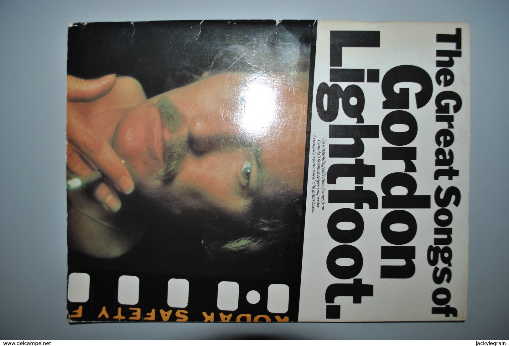 Partition Gordon Lightfoot Etat Correct Vente En Belgique Uniquement Envoi Bpost 2,50 € - Andere & Zonder Classificatie