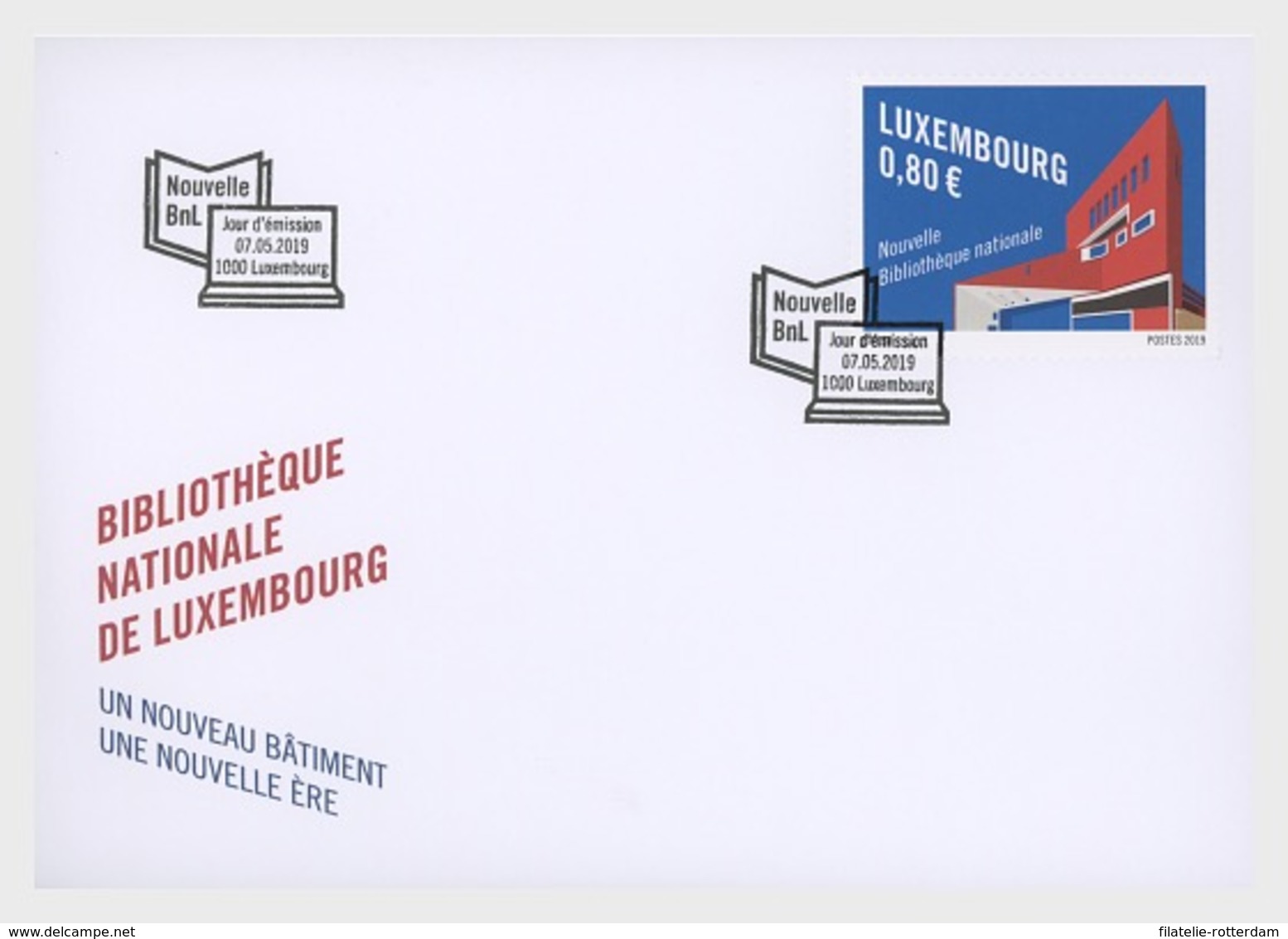 Luxemburg / Luxembourg - Postfris / MNH - FDC Nationale Bibliotheek 2019 - Nuovi