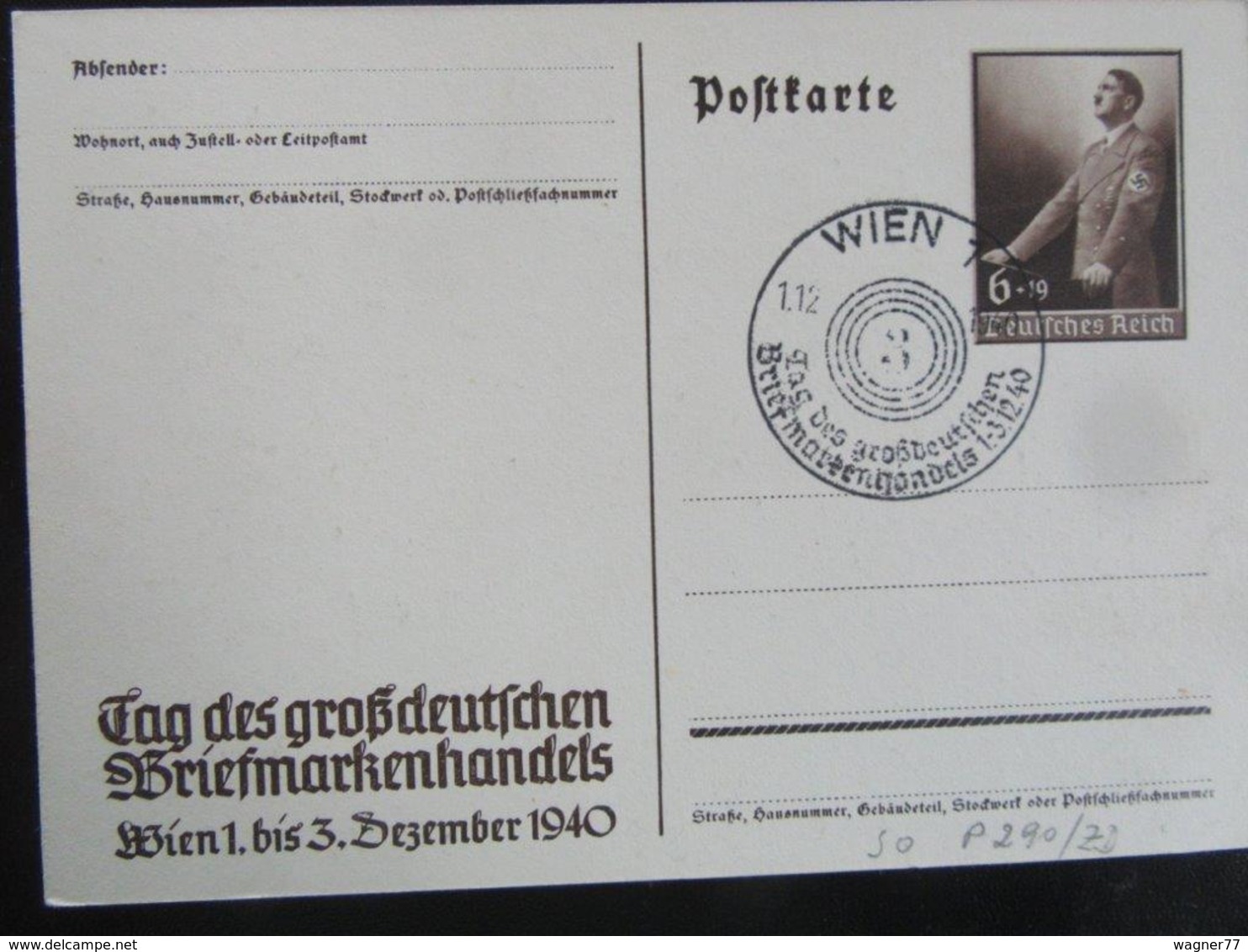Postkarte Propaganda EK2 Mit Zudruck 1940 - Briefe U. Dokumente