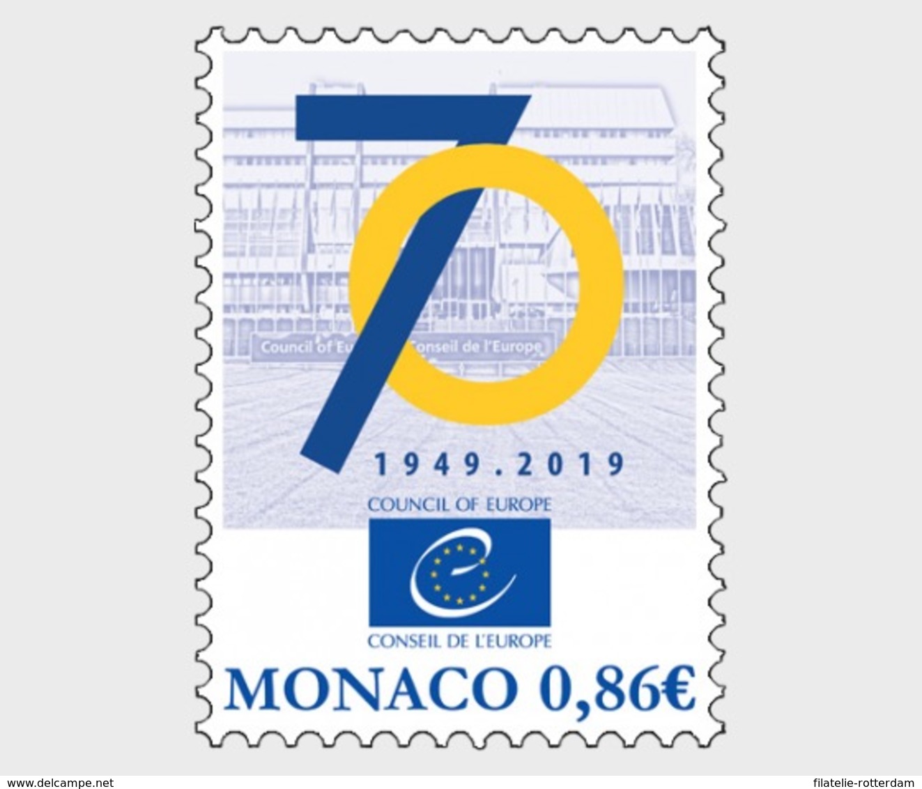 Monaco - Postfris / MNH - 70 Jaar Europese Raad 2019 - Ungebraucht