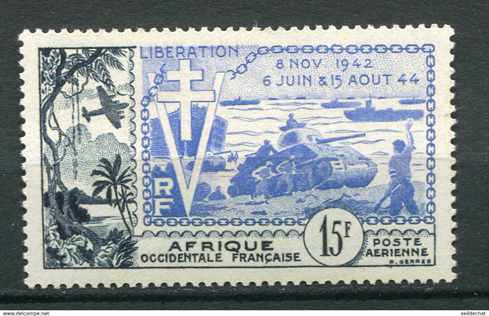 12859 A.O.F  PA17 ** 15F   10éme Anniversaire De La Libération  1954   TB/TTB - Nuevos