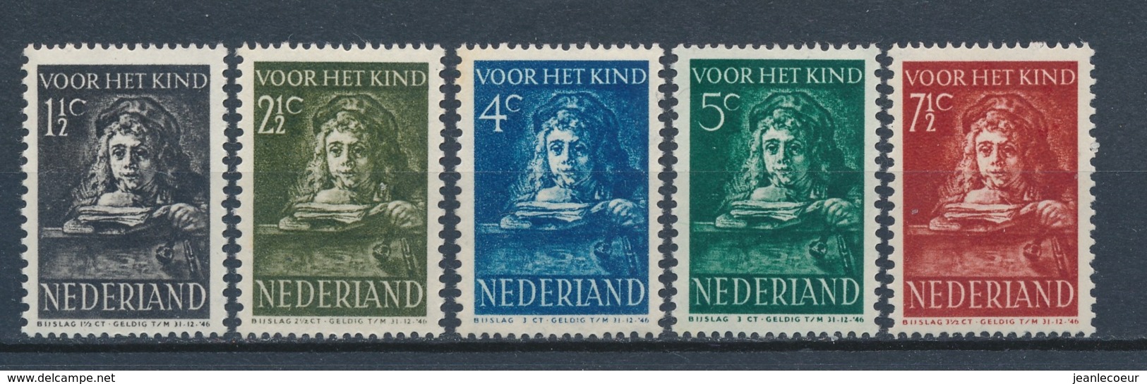 Nederland/Netherlands/Pays Bas/Niederlande 1941 Mi: 397-401 Yt: 387-391 Nvph: 397-401 (PF/MNH/Neuf Sans Ch/**)4439) - Ongebruikt