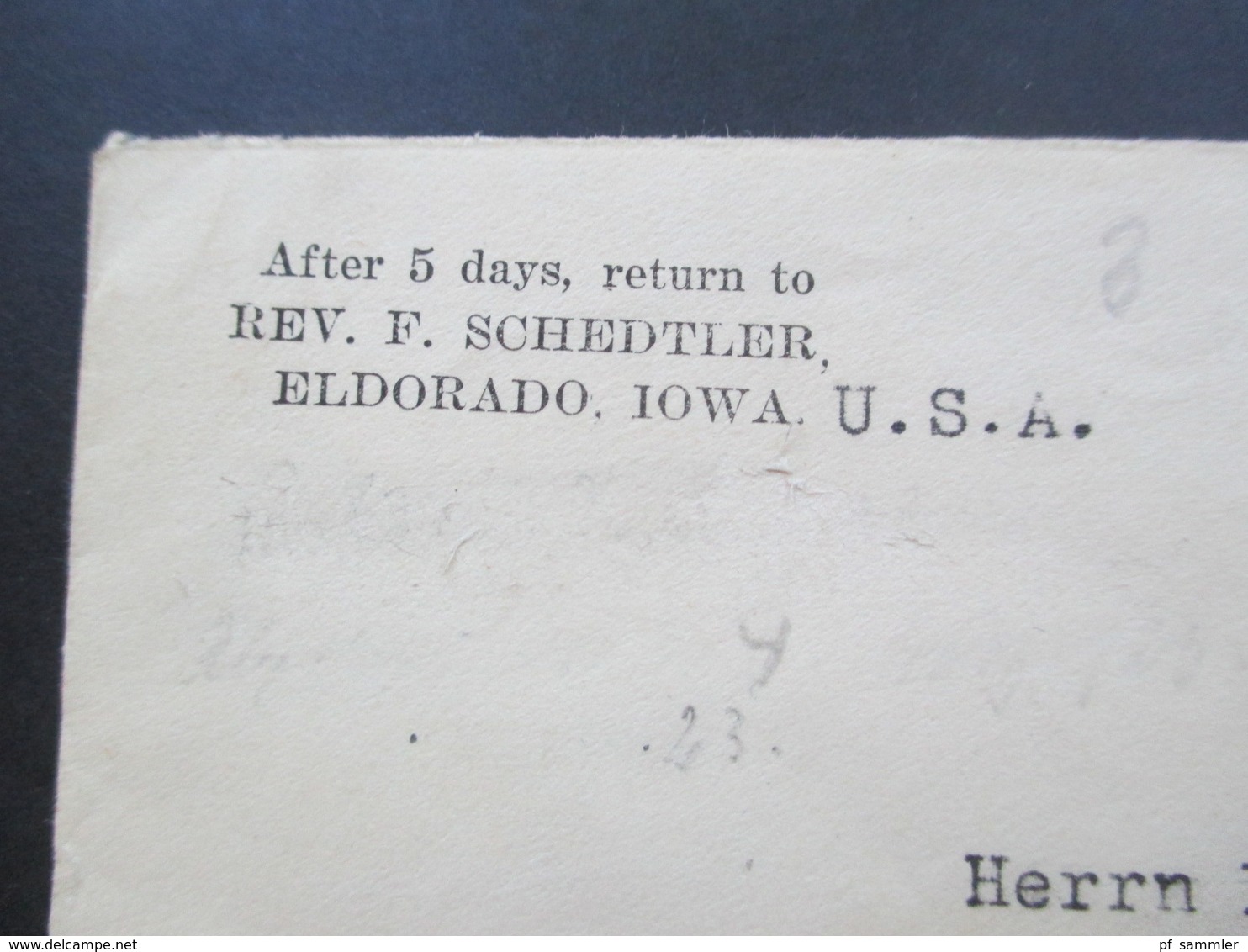 USA 1923 Nr. 189 Y DI Aus Markenheftchen! GA Umschlag Mit 2 Zusatzfrankaturen Nach Ratzeburg Herzogtum Lauenburg - Briefe U. Dokumente