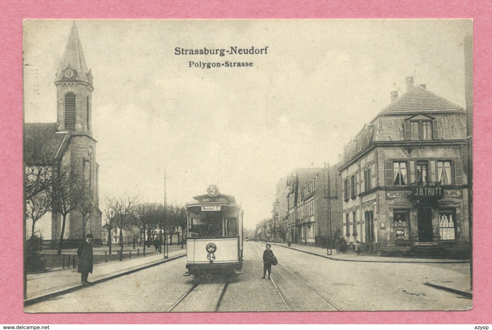 67 - STRASSBURG - STRASBOURG - NEUDORF - Polygon Strasse - Tram - Tramway - Strassenbahn Ligne 5 - Strasbourg