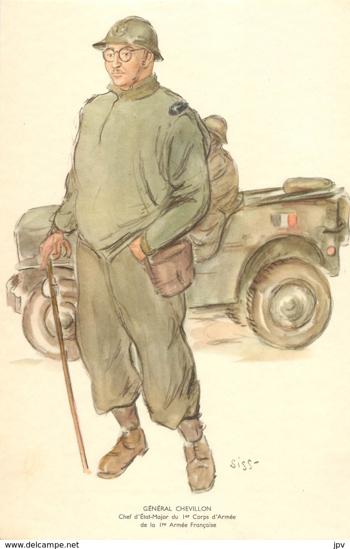 GENERAL CHEVILLON - Chef D'Etat-Major Du 1er Corps D'Armée De La 1re Armée Française - Né à PARIS - 1939-45