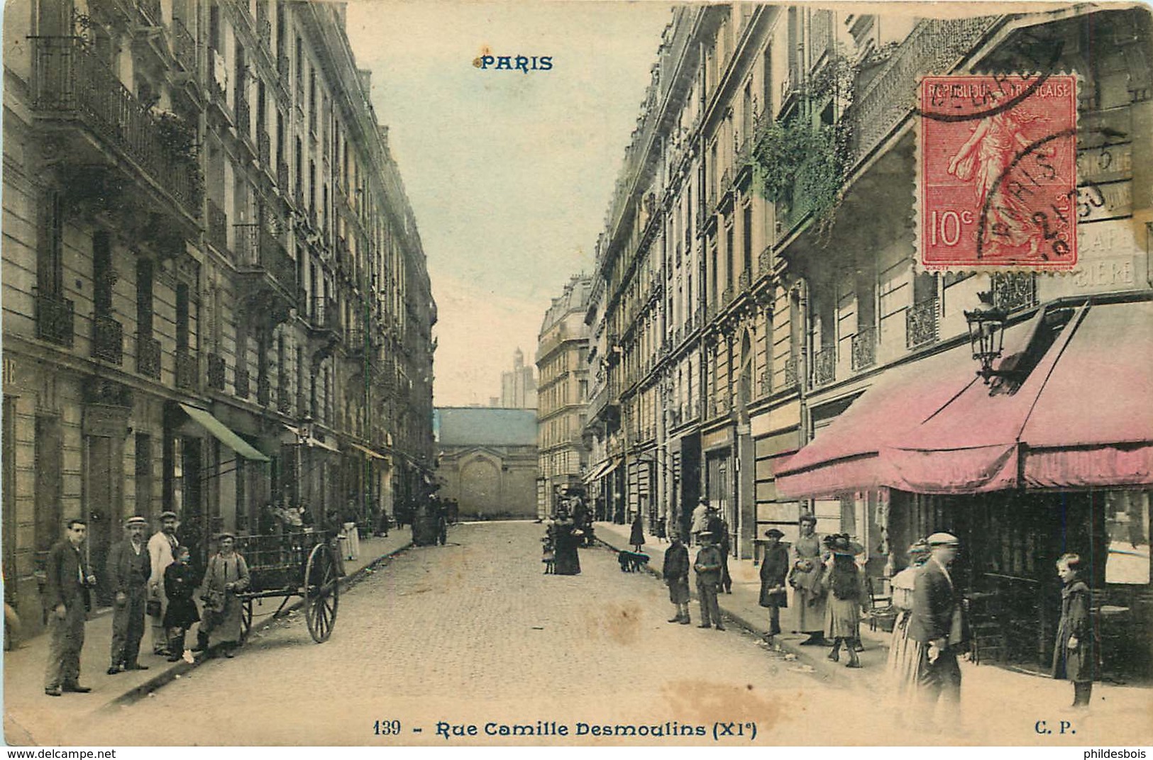 PARIS  11 Eme Arrondissement   Rue Camille Desmoulins - Arrondissement: 11