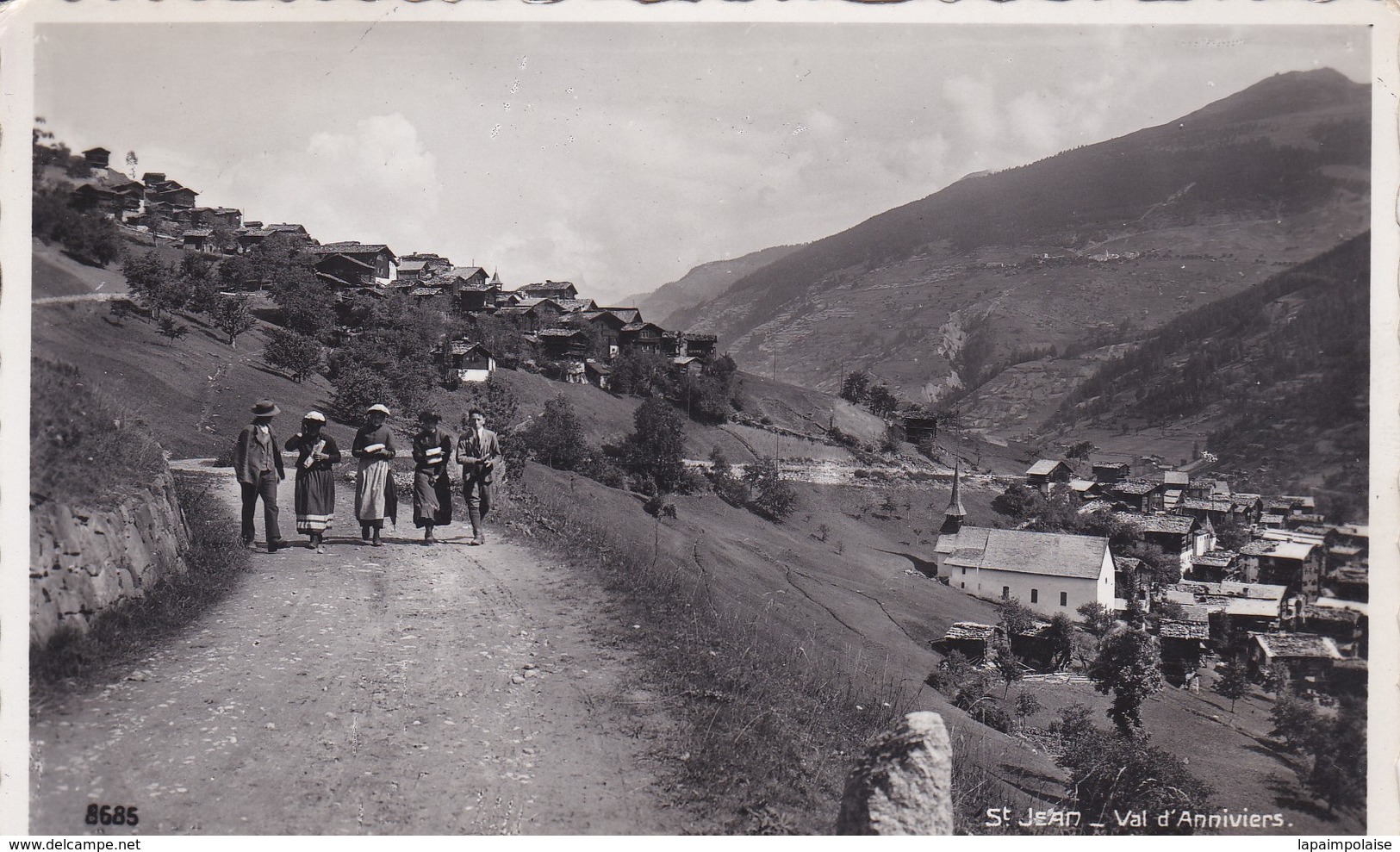 Europe > Suisse >Saint Jean Val D'anniviers RARE  Costumes Traditionnels - Anniviers