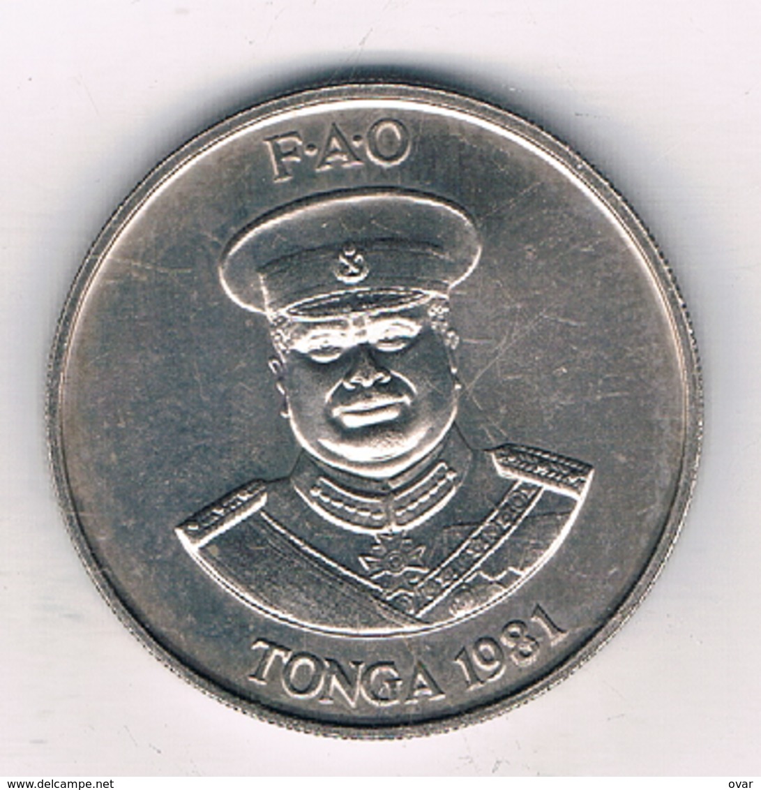 20 SENITI 1981 (mintage 610000 Ex.) TONGA /4012/ - Tonga