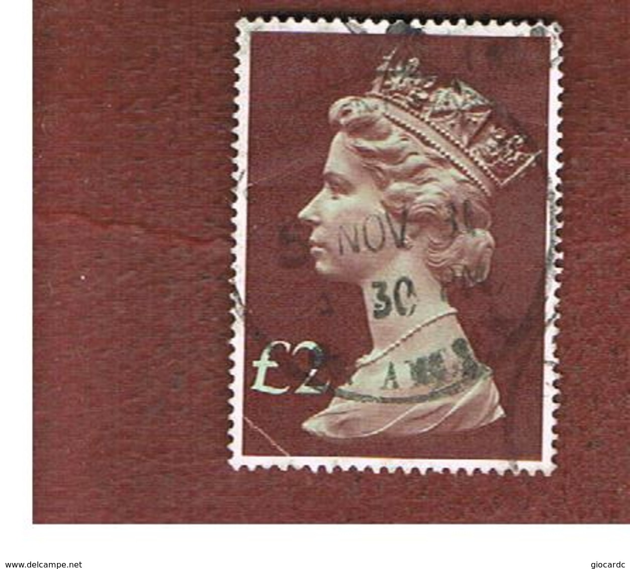 GRAN BRETAGNA (UNITED KINGDOM) -  SG 1027 -  1977 QUEEN ELIZABETH II LGS 2     - USED° - Usati