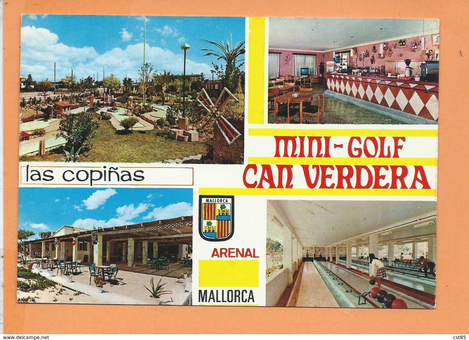 CPM - PENSION LAS COPINAS - Bowling Minigolf - Can Ca'n Verdera - Playas De Palma - Mallorca - Multivues - ARENAL - Mallorca