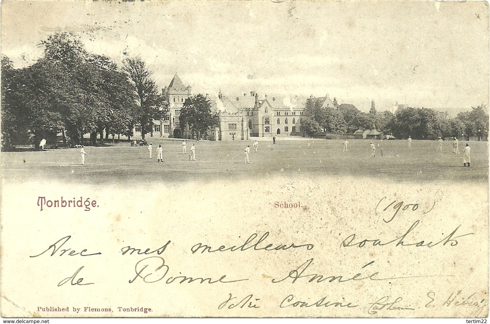 ( ROYAUME UNI )( KENT )( TONBRIDGE ) ( ECOLES  ) SCHOOL ( PHILATELIE 1900 ) - Autres & Non Classés