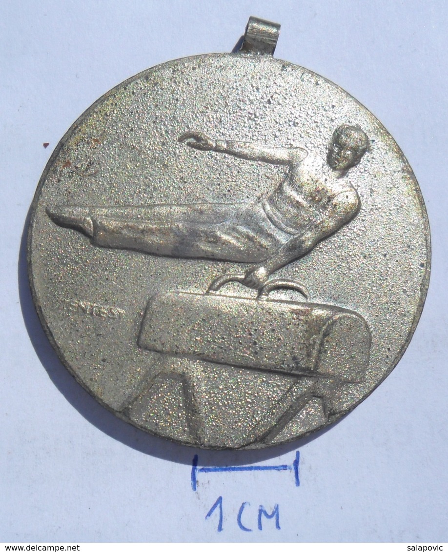 MEDAL Gymnastics HUNGARY 1959 DIAK SPORT KOZPONT TERULETI BAJNOKSAG  KUT - Gymnastics