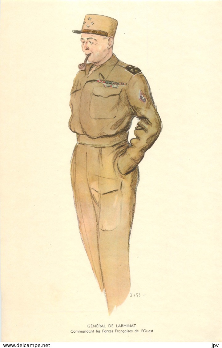 GENERAL DE LARMINAT - Commandant Les Forces Françaises De L'Ouest -Né à ALES - 1939-45