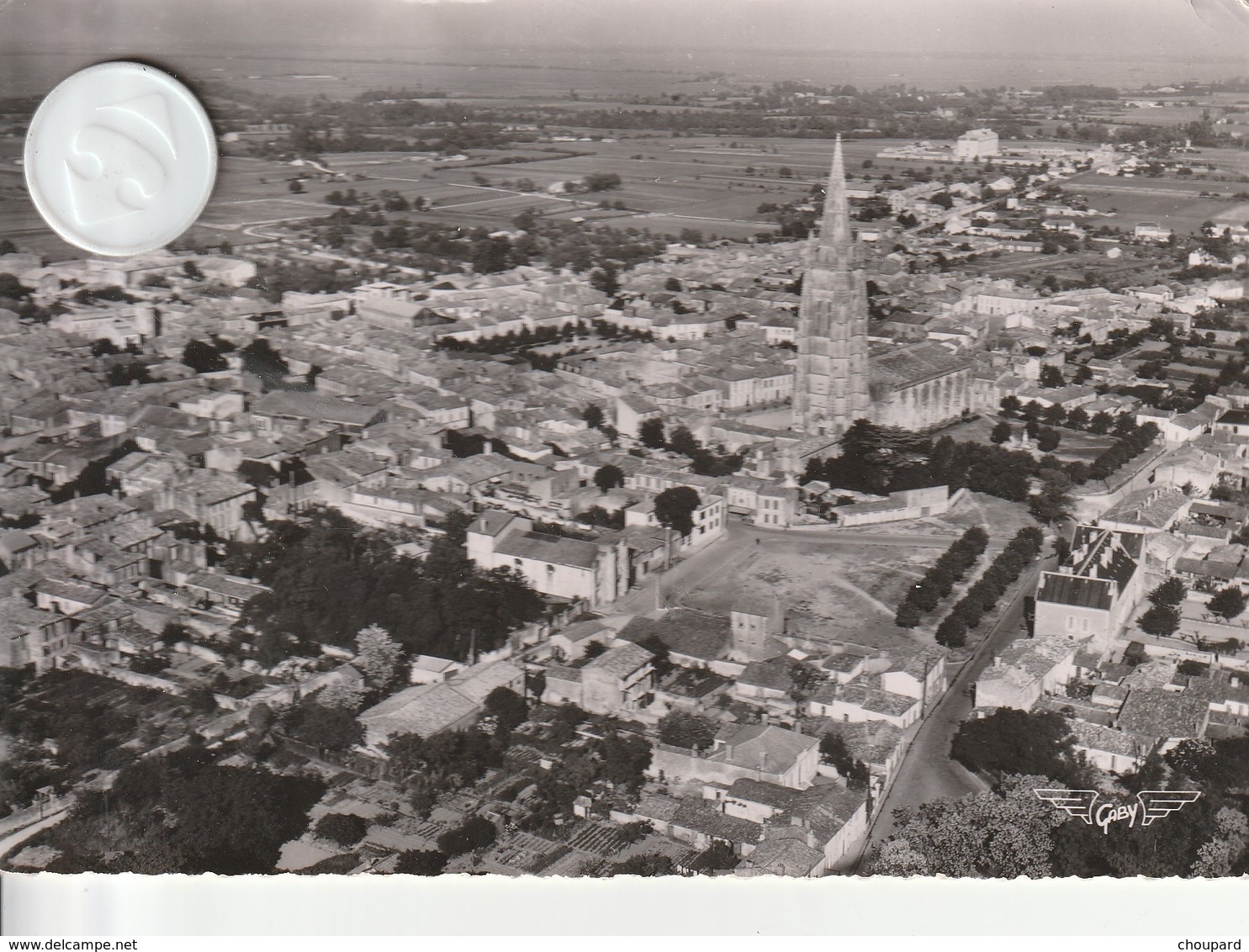 17 -Très Belle Carte Postale Semi Moderne De  MARENNES Vue Aérienne - Marennes