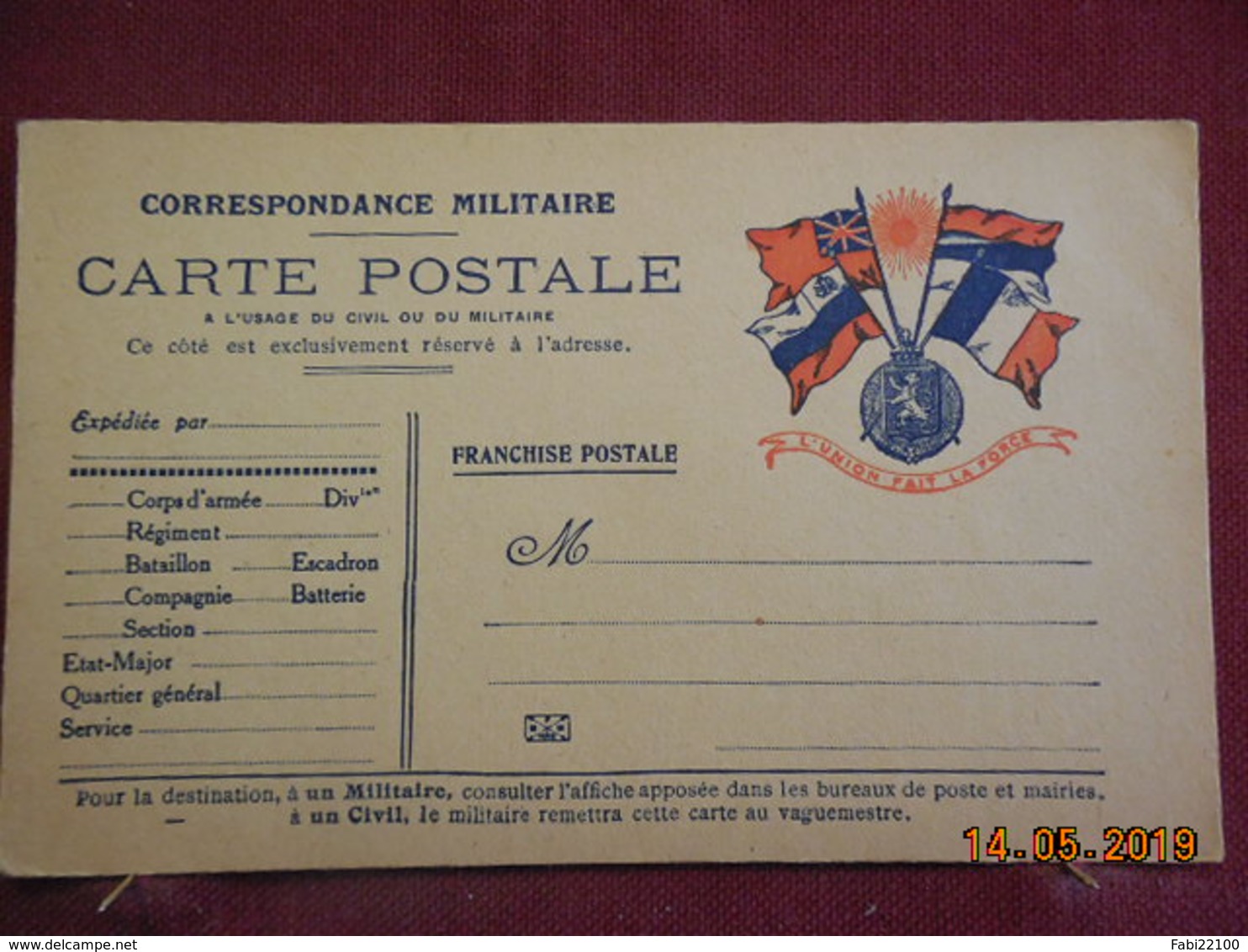 Carte De Correspondance Militaire - Lettres & Documents