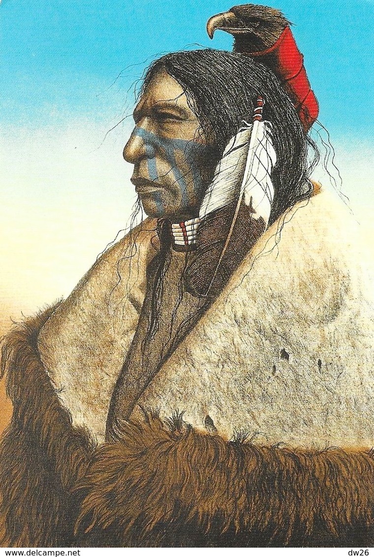 Indien - Eagle Medicine - Illustration De Mark Rohrig - Galerie Inipi - Carte Non Circulée N° 802 - Indiens D'Amérique Du Nord