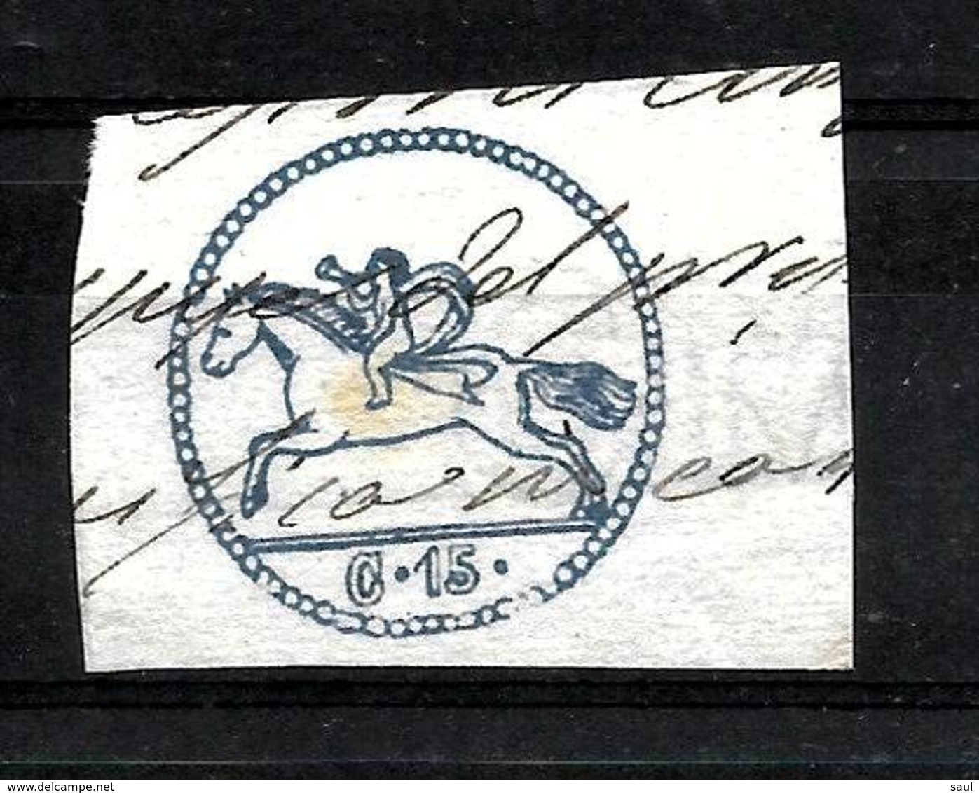 516 - ITALIA - SARDEGNA - PREFILATELICI - 1848 - CAVALLINO - OLD FORGERY - FAUX - FAKE - FALSOS - Collezioni (senza Album)