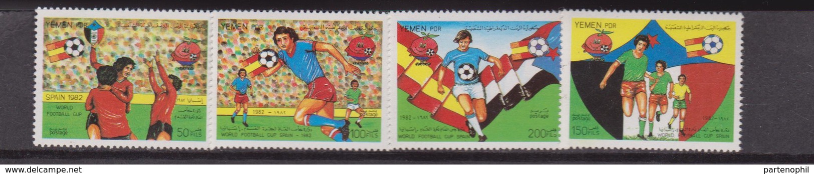 Yemen 1982 - World Cup Football Set MNH - Yemen