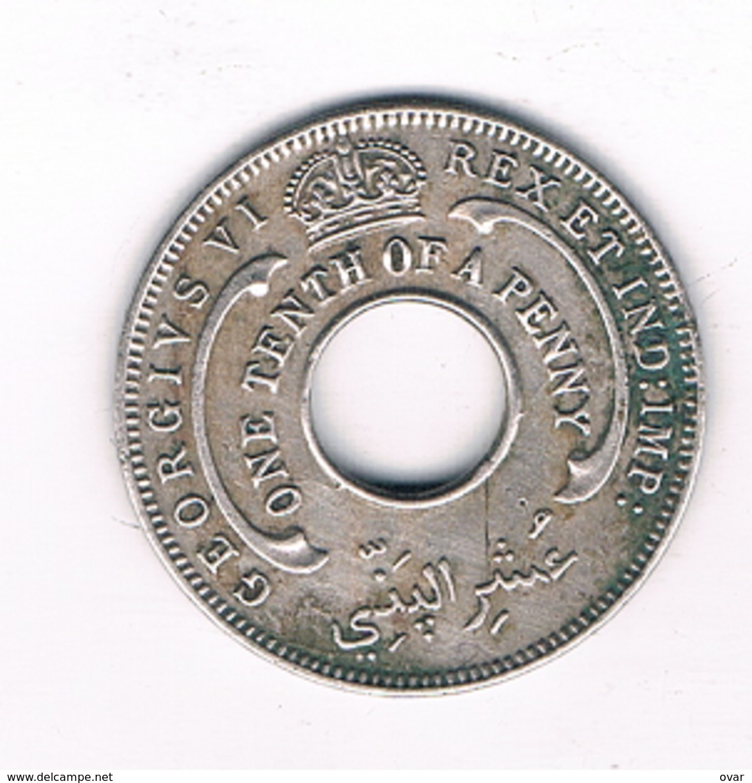 1/10  PENNY  1946 BRITISH WEST AFRICA /4025/ - Autres – Afrique