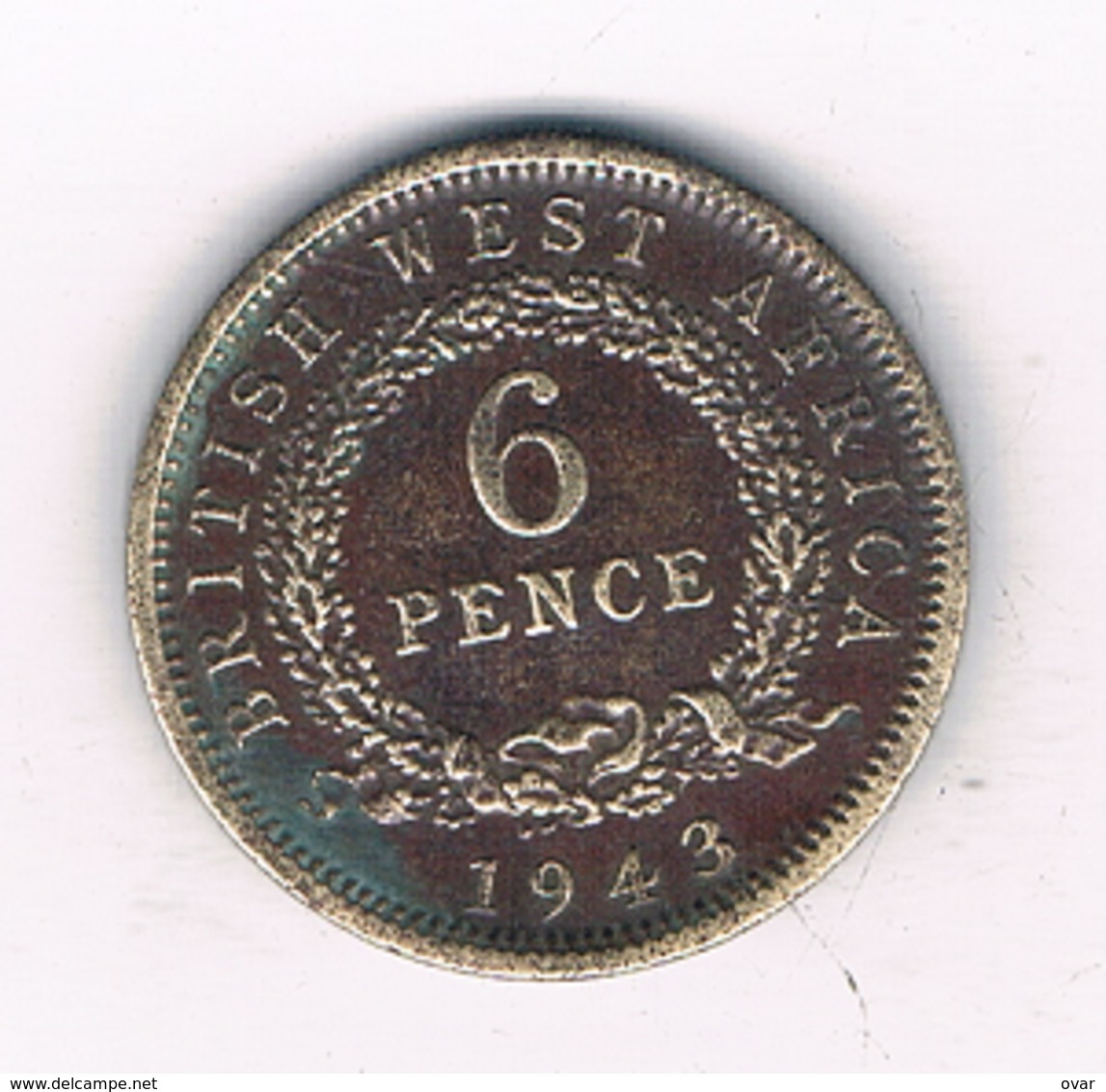 6 PENCE 1943 BRITISH WEST AFRICA /4028/ - Other - Africa