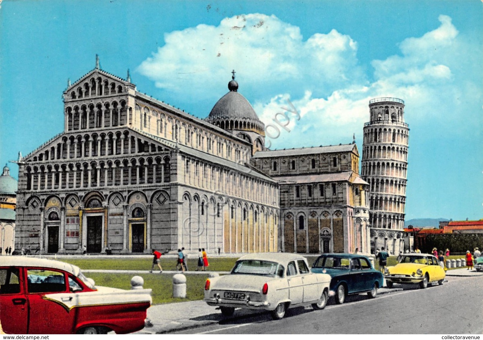 Cartolina Pisa Cattedrale Auto D'epoca 1964 - Pisa