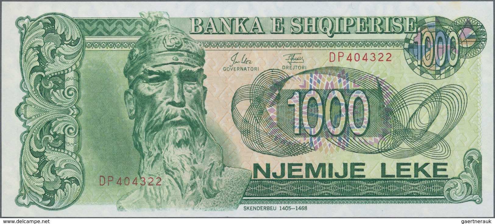 Albania / Albanien: 200, 500 And 1000 Leke 1992, P.52-54, Tiny Spot On The 500, Otherwise All In UNC - Albanië