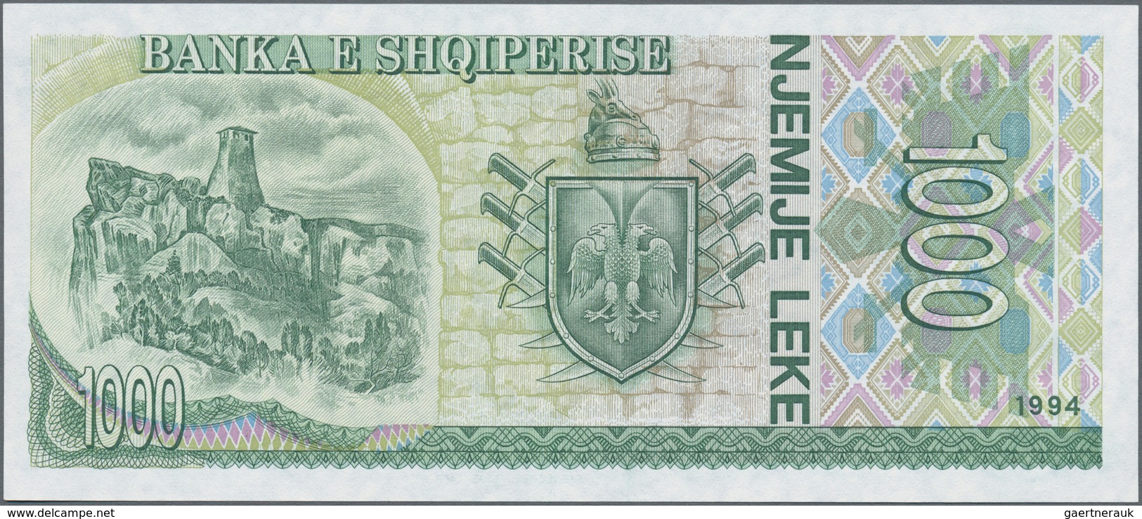 Albania / Albanien: 1993-1996 Issue With 2x 100, 200, 500 And 1000 Leke, P.55b,c, 56, 57, 58, All In - Albanie