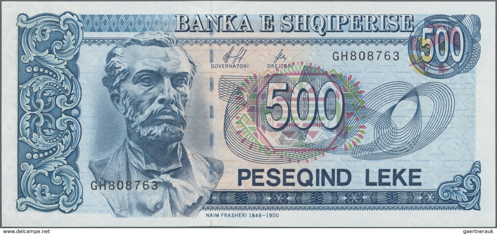 Albania / Albanien: 200, 500 And 1000 Leke 1996 And 1000 Leke 1995, P.59, 60, 61a,c In UNC (except P - Albania