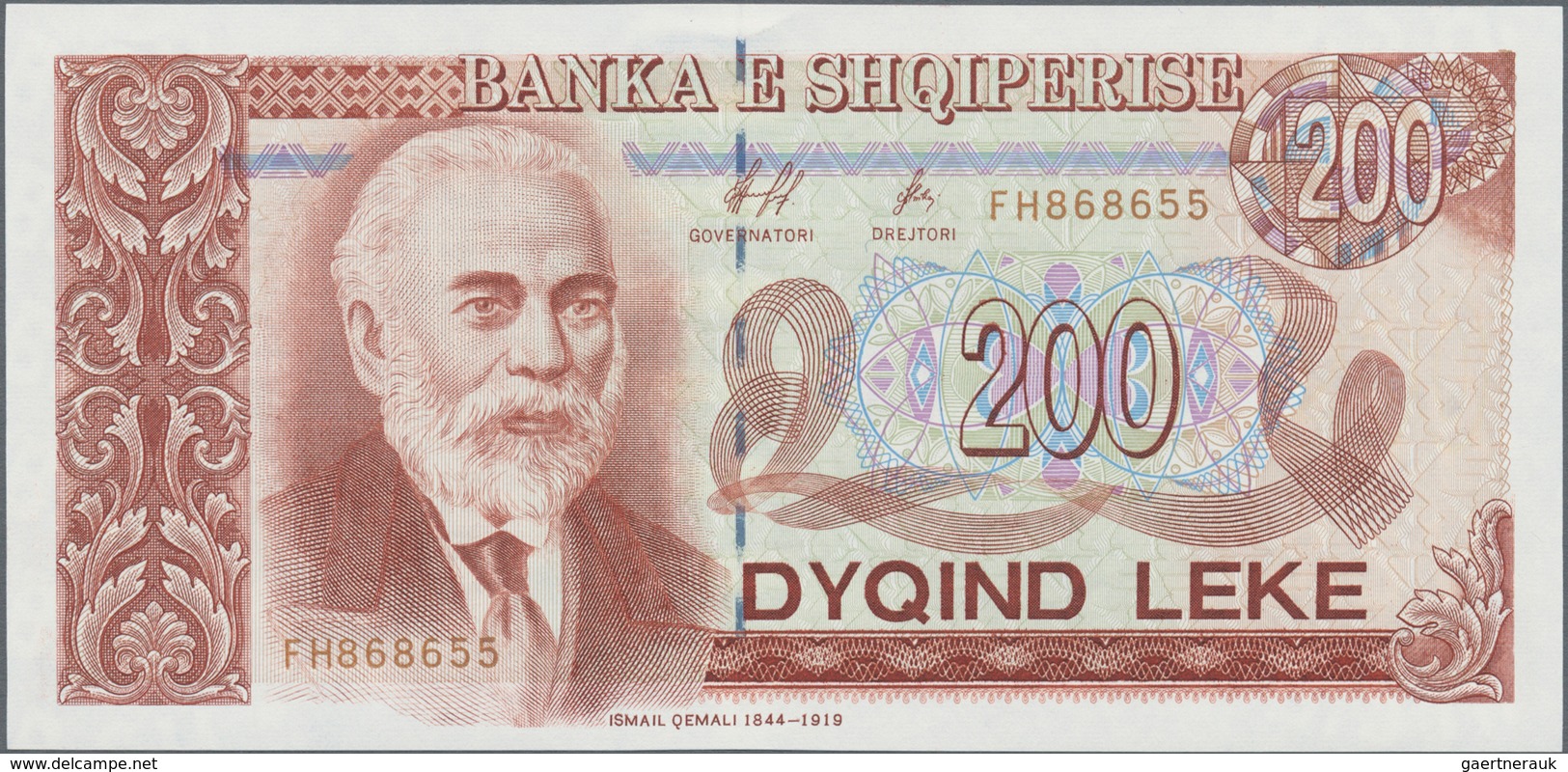 Albania / Albanien: 200, 500 and 1000 Leke 1996 and 1000 Leke 1995, P.59, 60, 61a,c in UNC (except P