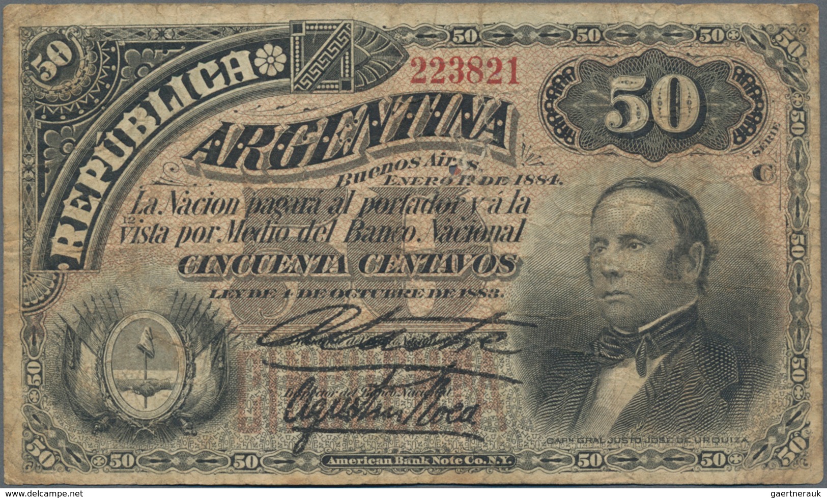 Argentina / Argentinien: Very Interesting Lot With 4 Banknotes Of The Early Issues And Local Banks O - Argentinien