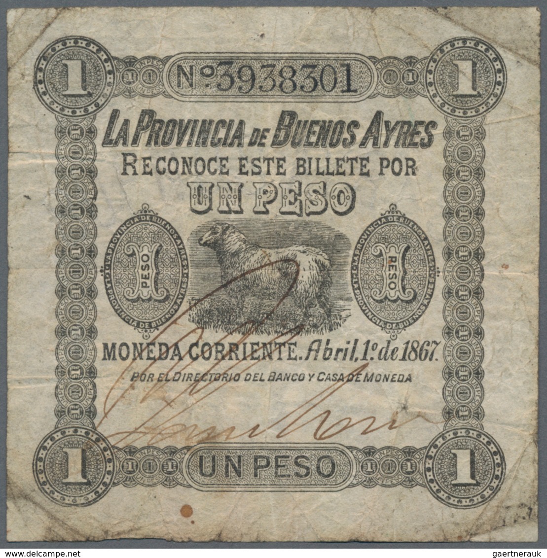 Argentina / Argentinien: Nice Set With 3 Banknotes Containing 2 X 1 Peso La Provincia De Buenos Ayre - Argentinien