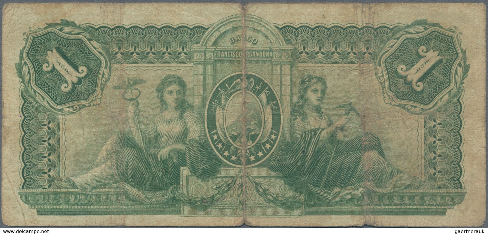 Bolivia / Bolivien: Very Nice Group With 8 Banknotes Comprising 50 Centavos 1902 P.91 (UNC), 1 Boliv - Bolivia