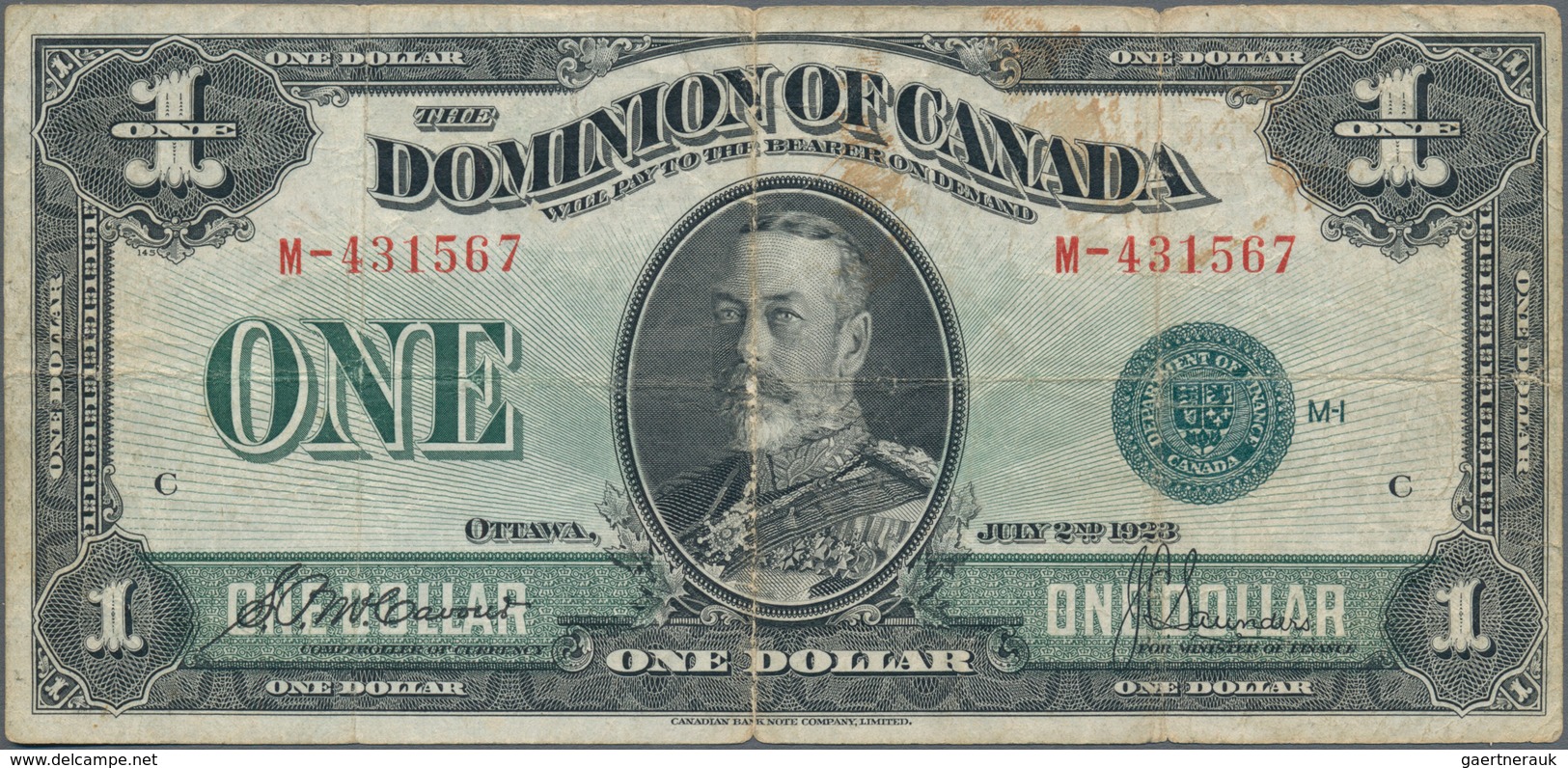 Canada: Dominion Of Canada, Small Lot With 3 Banknotes 1 Dollar 1898 P.24A (F), 1 Dollar 1911 P.27b - Kanada