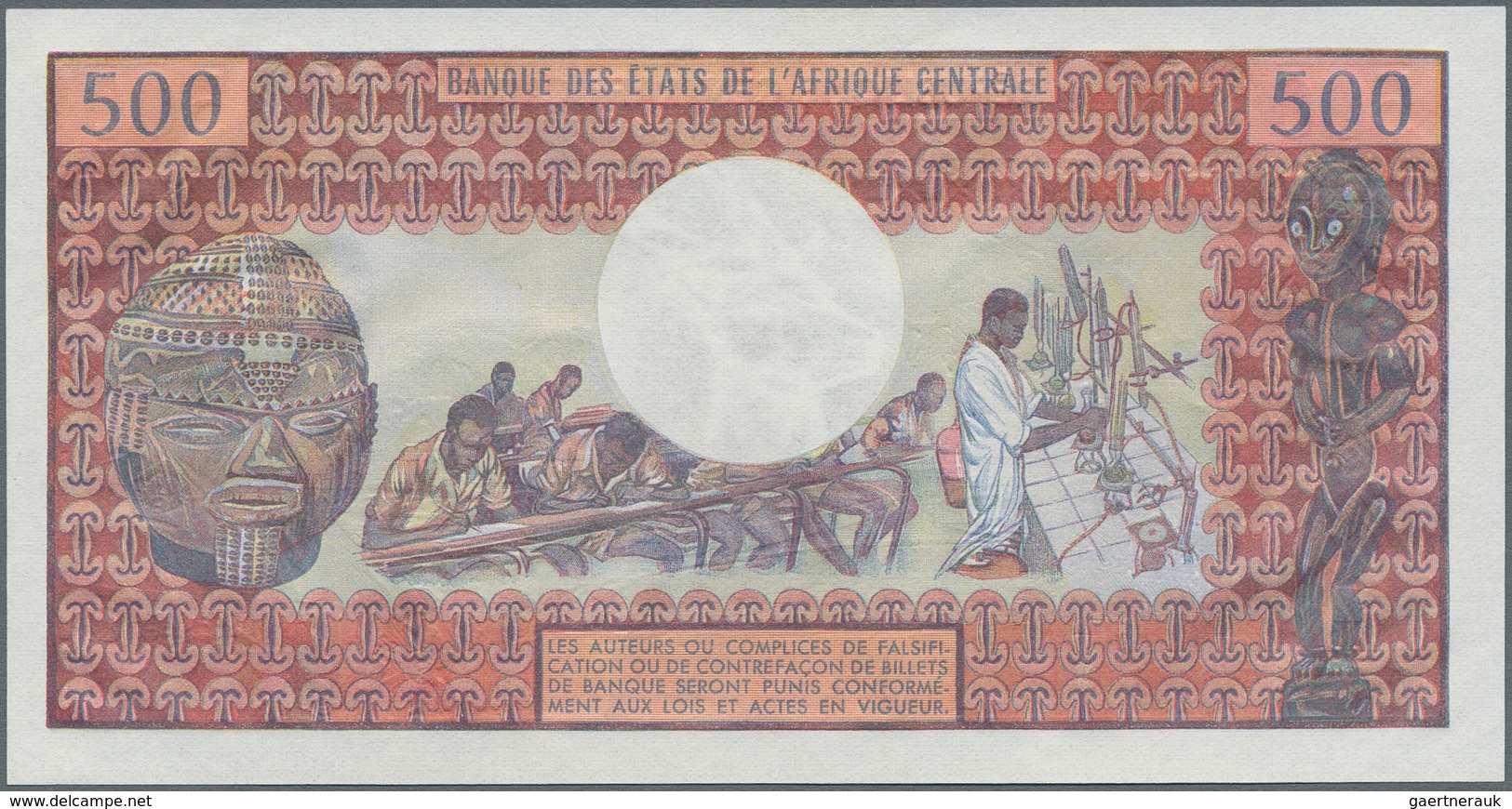Central African Republic / Zentralafrikanische Republik: Banque Des États De L'Afrique Centrale - Ré - Central African Republic