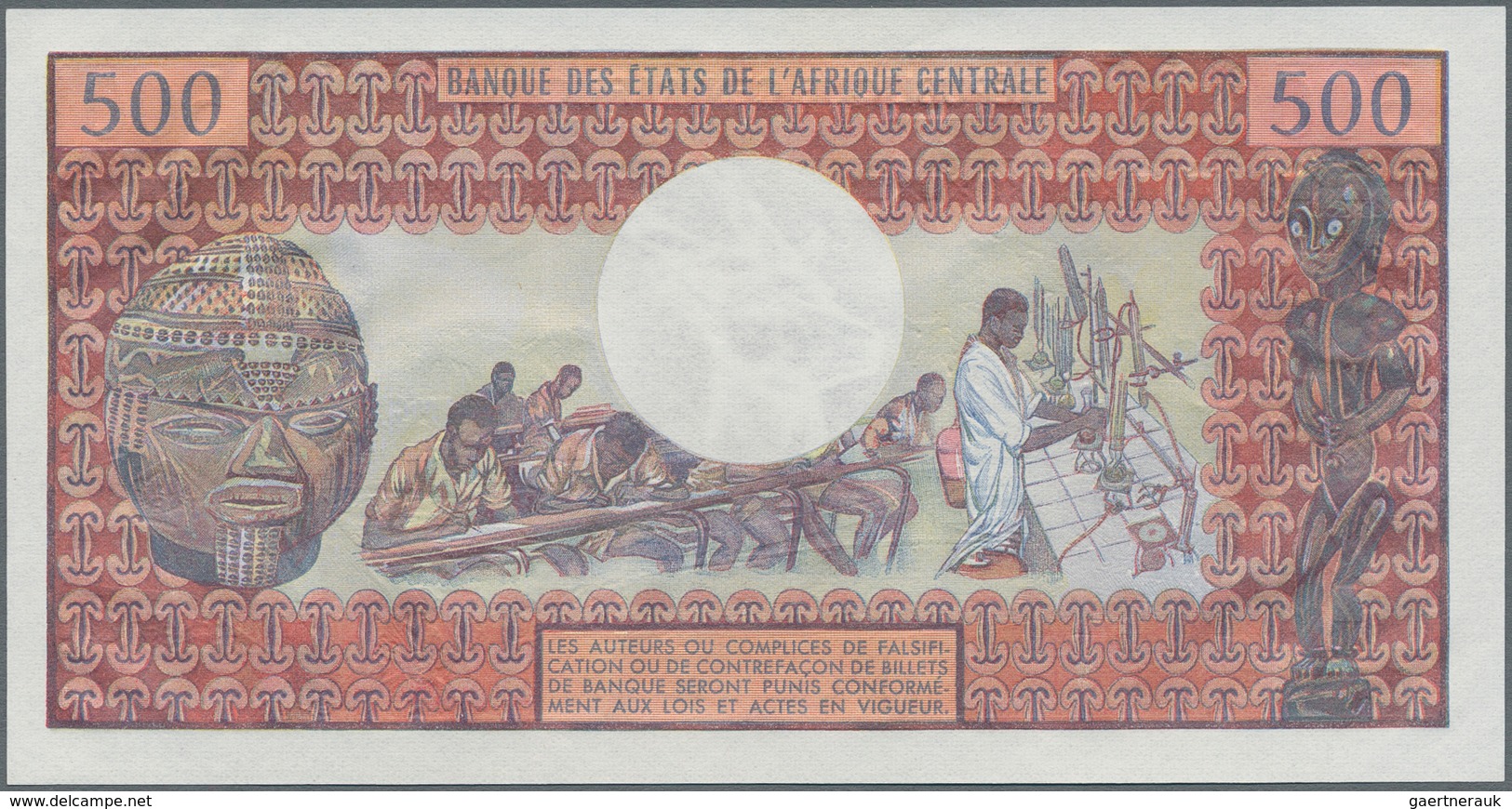 Central African Republic / Zentralafrikanische Republik: Banque Des États De L'Afrique Centrale - Ré - Zentralafrik. Rep.