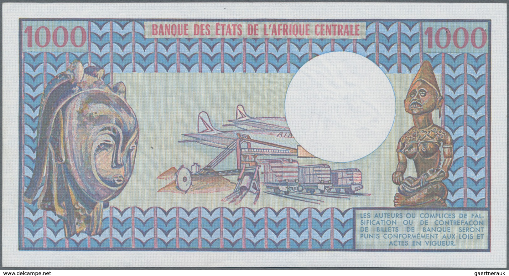 Congo / Kongo: Banque Centrale Des États Del'Afrique Centrale - République Populaire Du Congo 1000 F - Unclassified