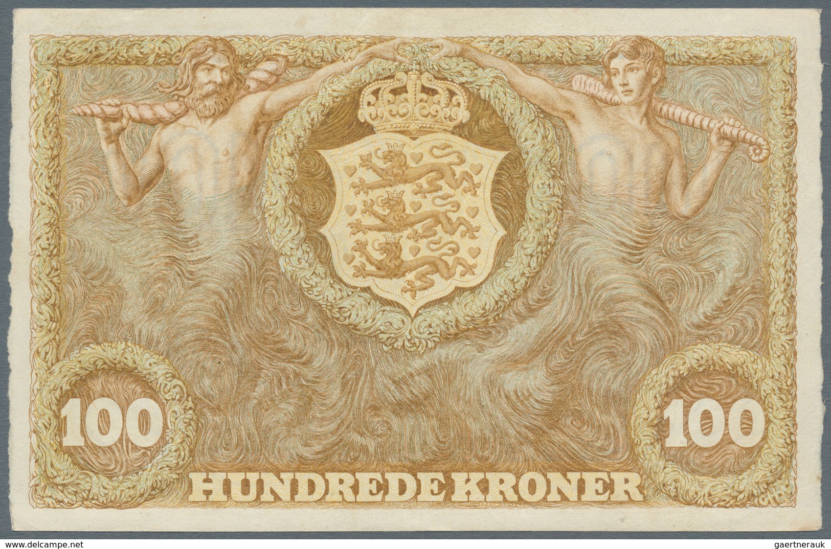 Denmark  / Dänemark: 100 Kroner 1930, P.28a, Rare Early Date In Great Condition With One Vertical Fo - Dänemark