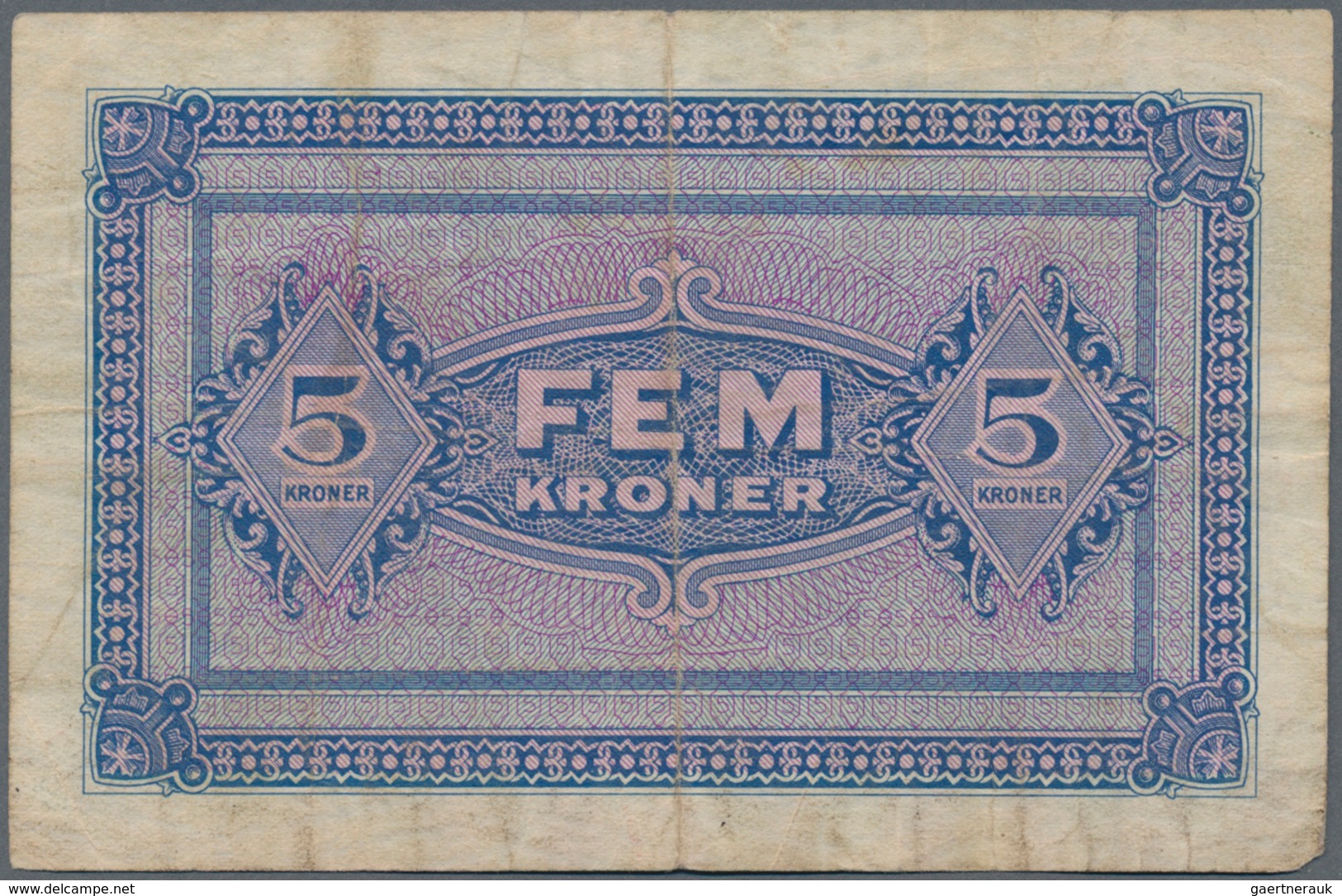 Denmark  / Dänemark: Set Of 3 Pcs Military Payment Notes Containing 25 Oere, 1 & 5 Kroner ND P. M1-M - Dänemark