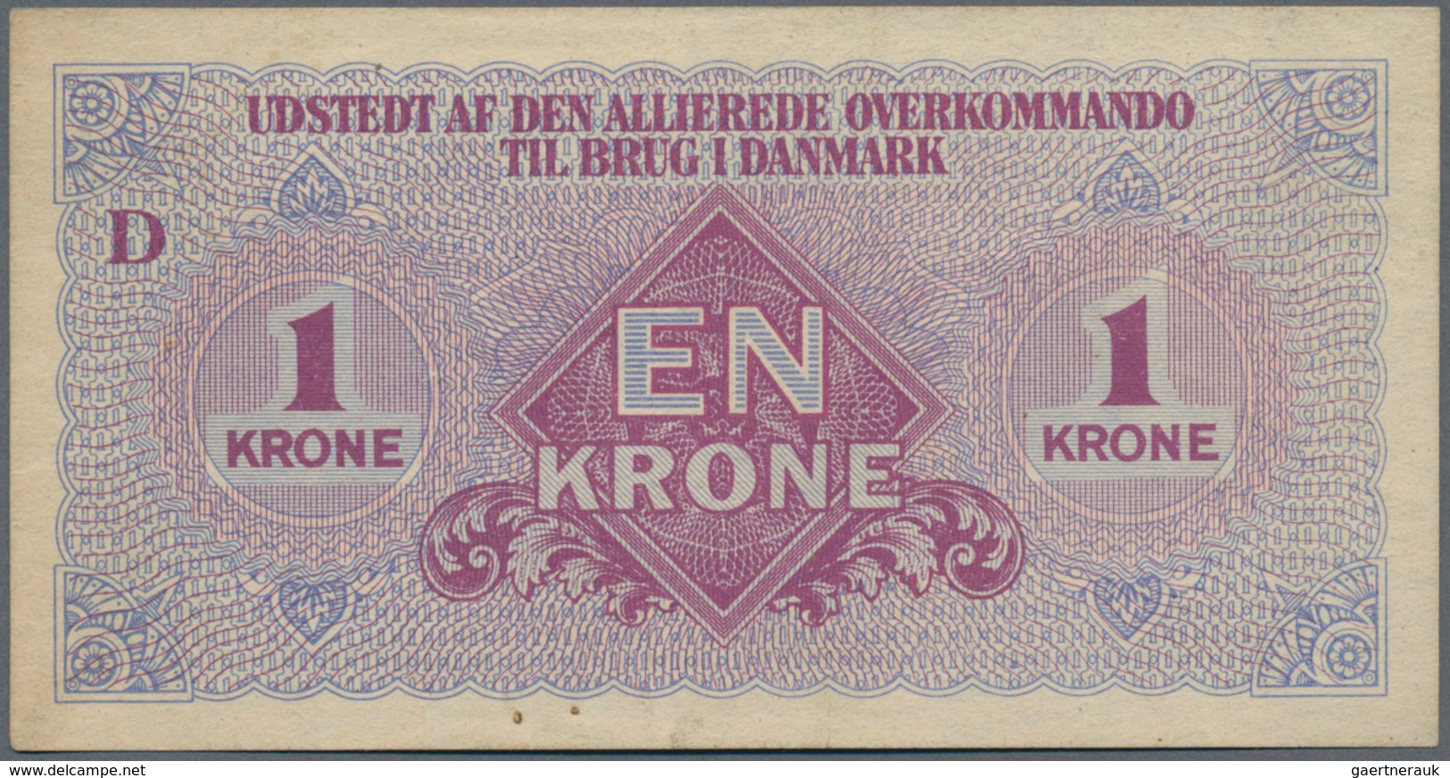 Denmark  / Dänemark: Set Of 3 Pcs Military Payment Notes Containing 25 Oere, 1 & 5 Kroner ND P. M1-M - Dänemark