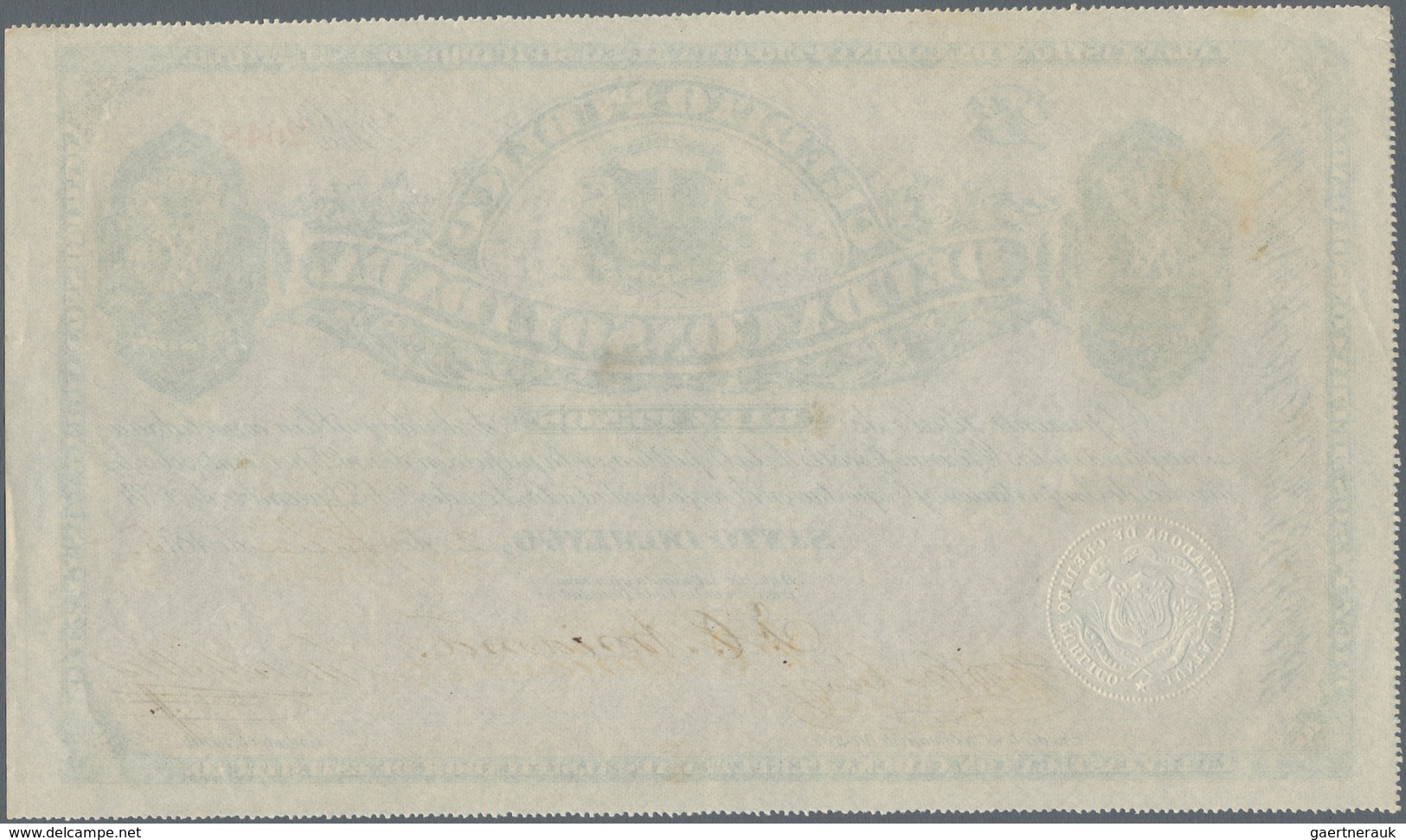 Dominican Republic / Dominikanische Republik: Pair With 5 And 10 Pesos Crédito Público 1875/76, P.S1 - Dominikanische Rep.