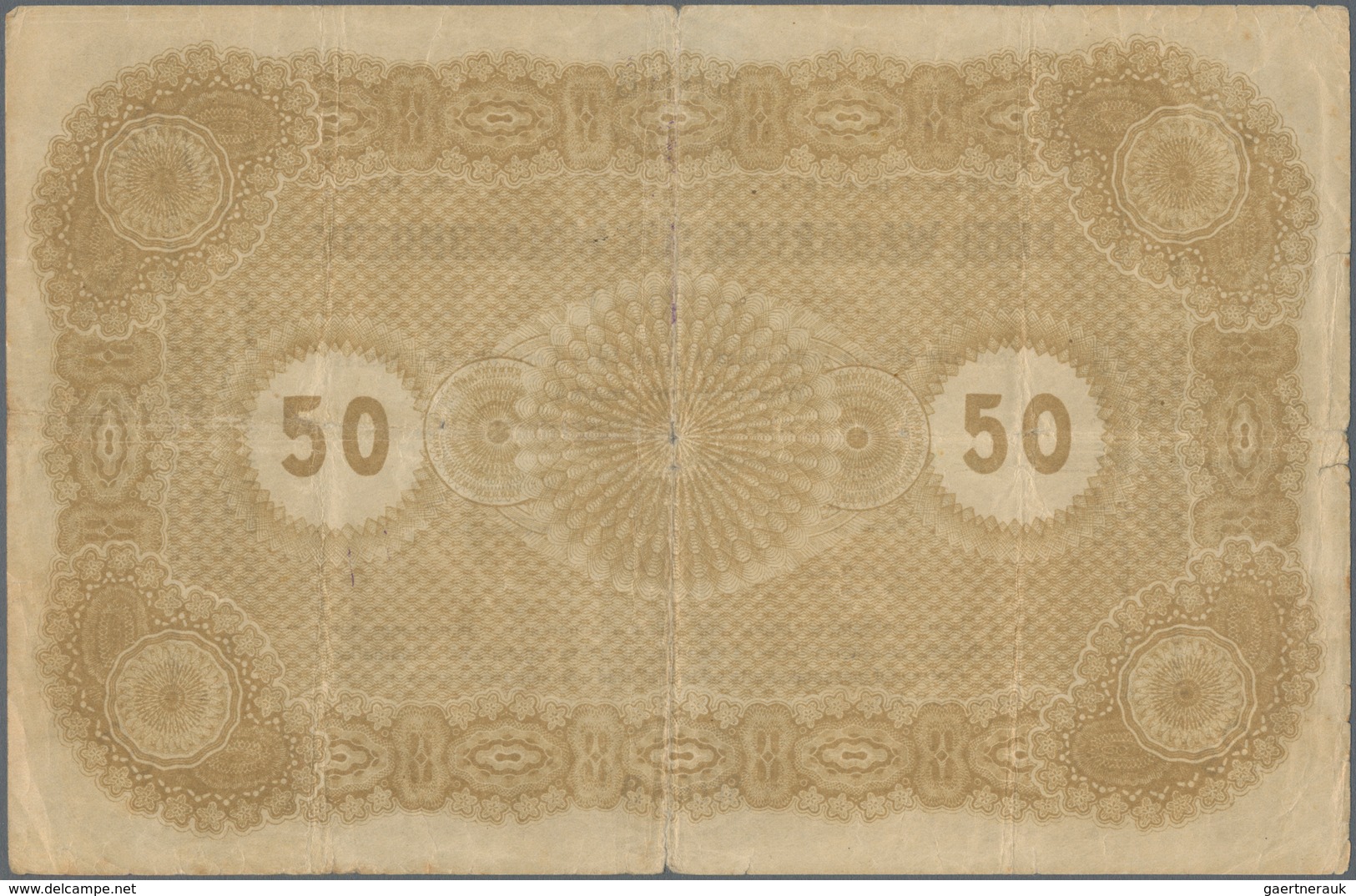 Estonia / Estland: Eesti Wabariigi 50 Marka 1919, P.8, Still Nice For This Large Size Type With Smal - Estland