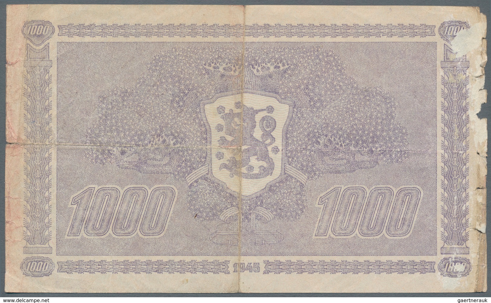 Finland / Finnland: Very interesting set with 4 banknotes containing 3 x 50 Markkaa 1939 Litt. D P.7