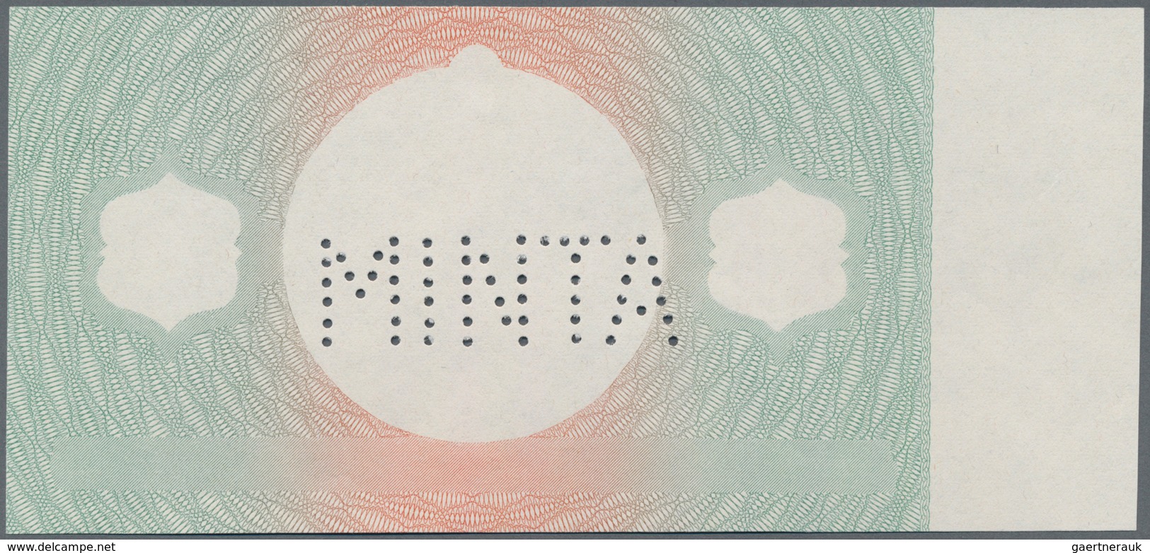 Hungary / Ungarn: 20 Pengö 1941 Reverse Proof Specimen With Perforation "MINTA", Multicolored Withou - Ungarn