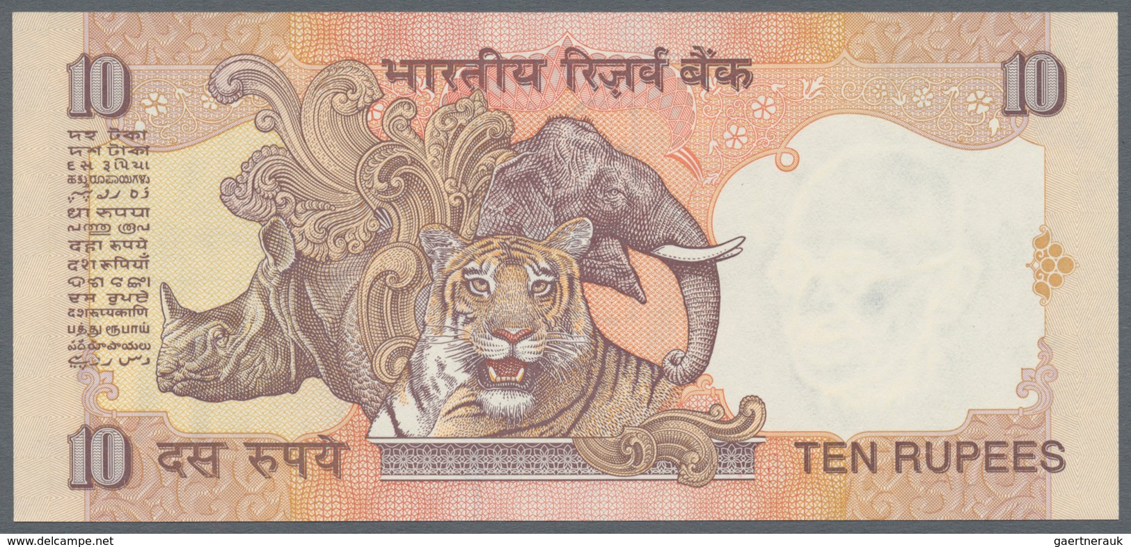 India / Indien: Set Of 17 Notes 10 Rupees ND P. 89a-e, All From Different Series And Several With Di - Indien