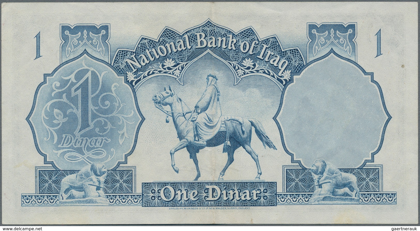 Iraq / Irak: Pair With 1/4 Dinar And 1 Dinar 1947, P.37, 39, Both Very Nice With Strong Paper And Br - Iraq