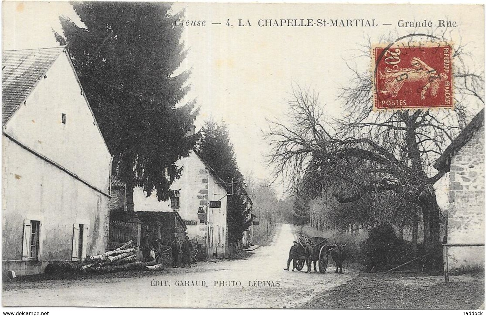 LA CHAPELLE SAINT MARTIAL: GRANDE RUE - Altri & Non Classificati